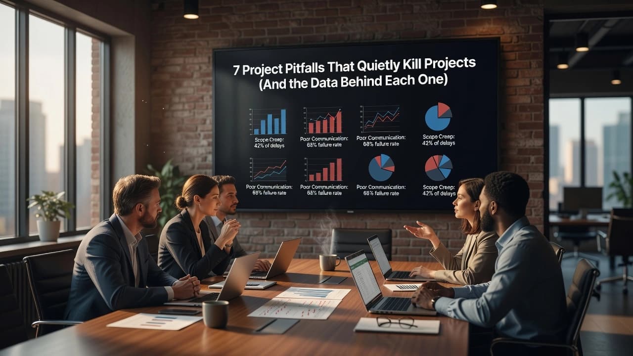 7 Project Pitfalls That Quietly Kill Projects (And the Data Behind Each One)