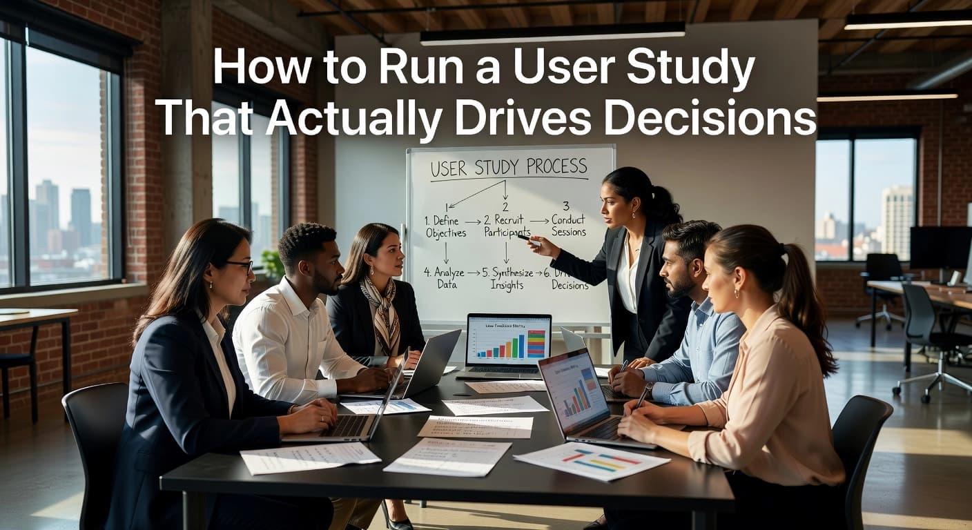 How to Run a User Study That Actually Drives Decisions