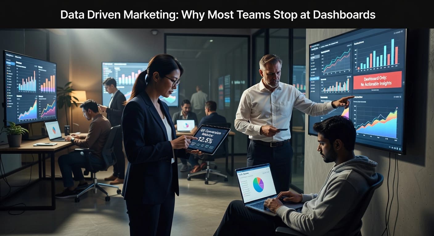 Data Driven Marketing: Why Most Teams Stop at Dashboards
