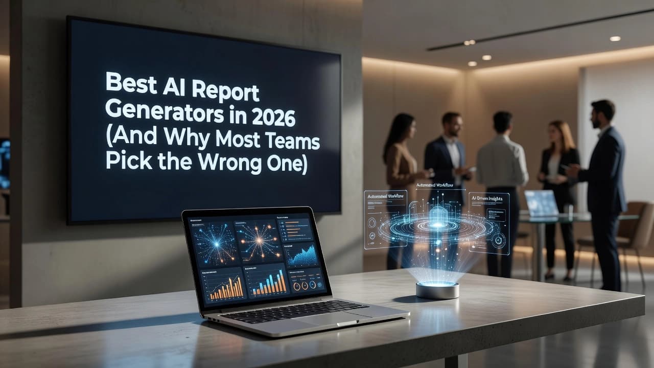 Best AI Report Generators in 2026 (And Why Most Teams Pick the Wrong One)