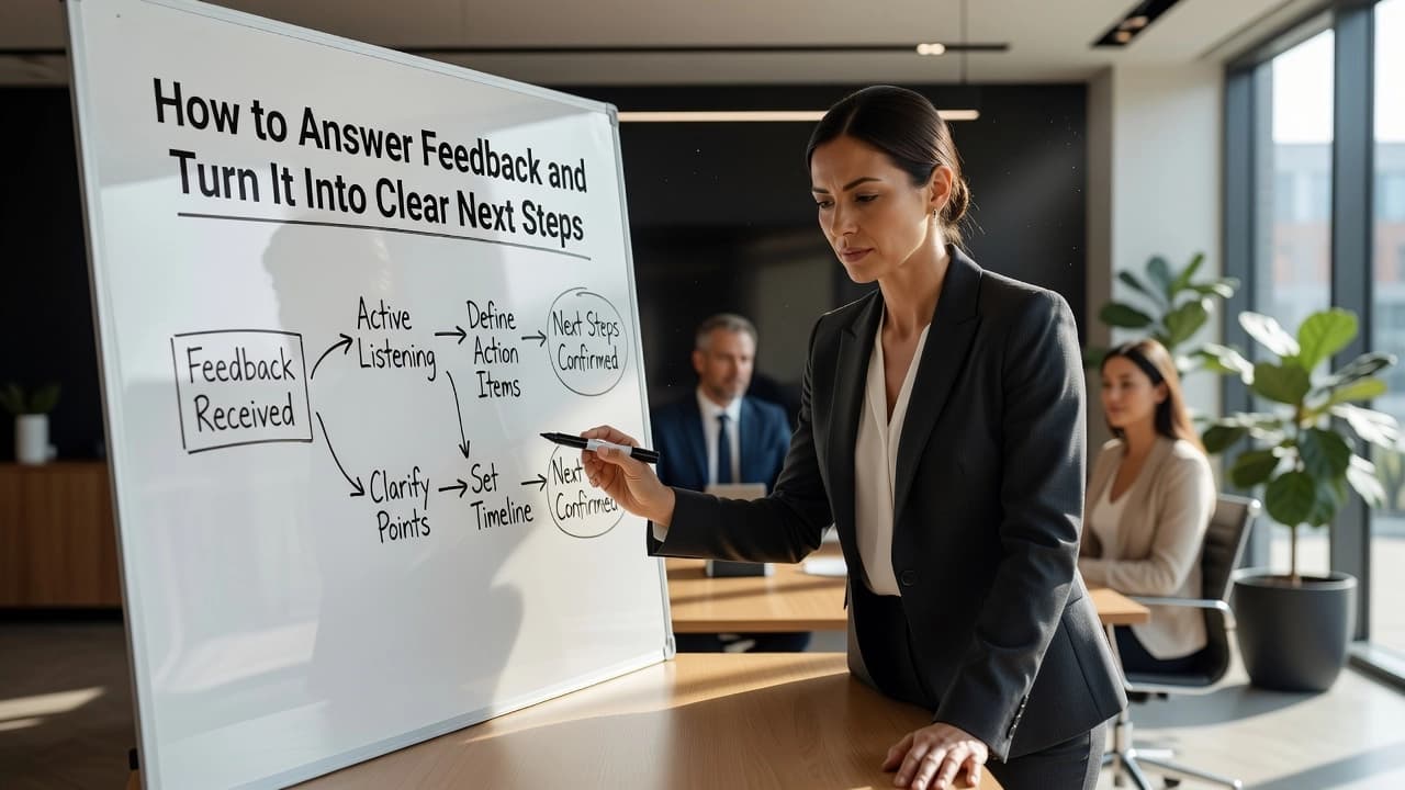How to Answer Feedback and Turn It Into Clear Next Steps