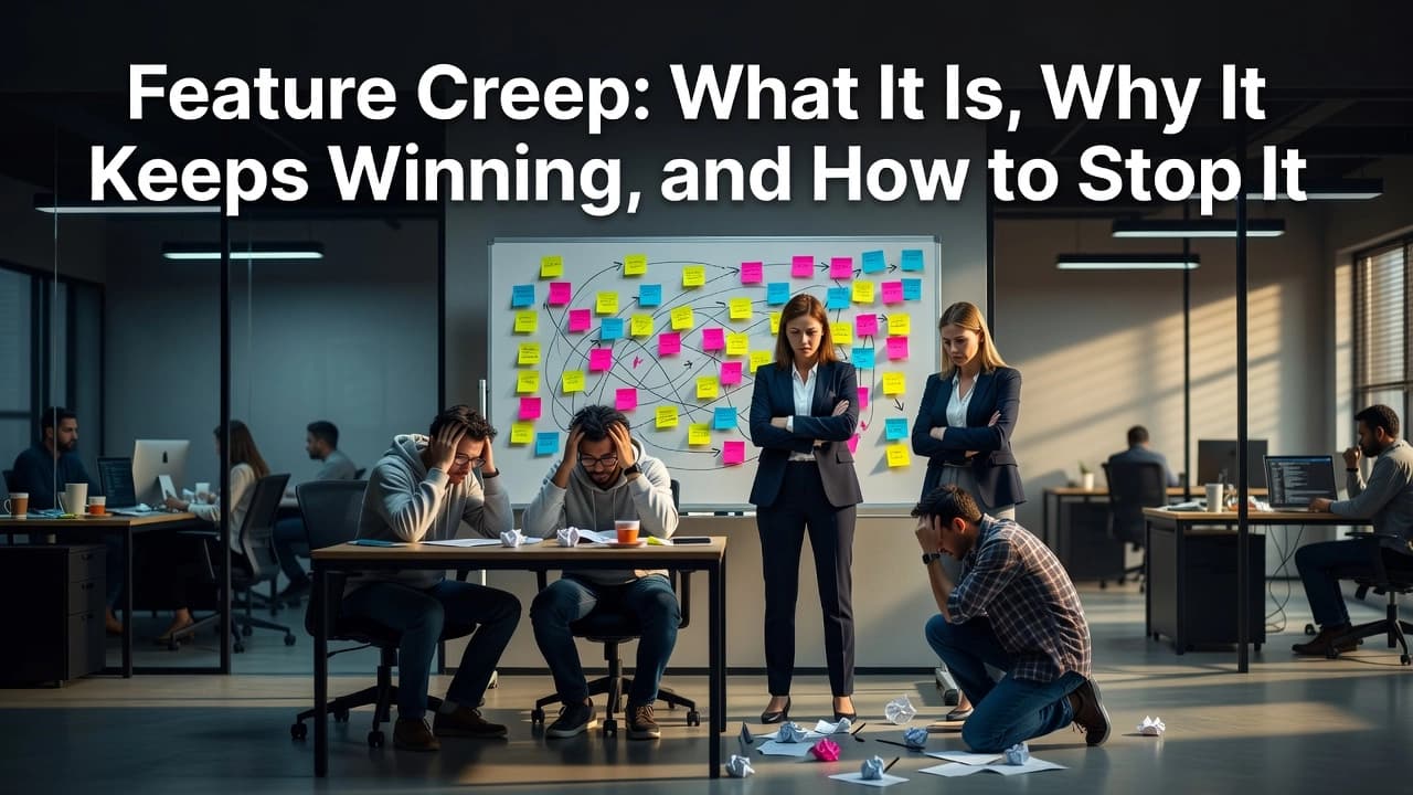 Feature Creep: What It Is, Why It Keeps Winning, and How to Stop It