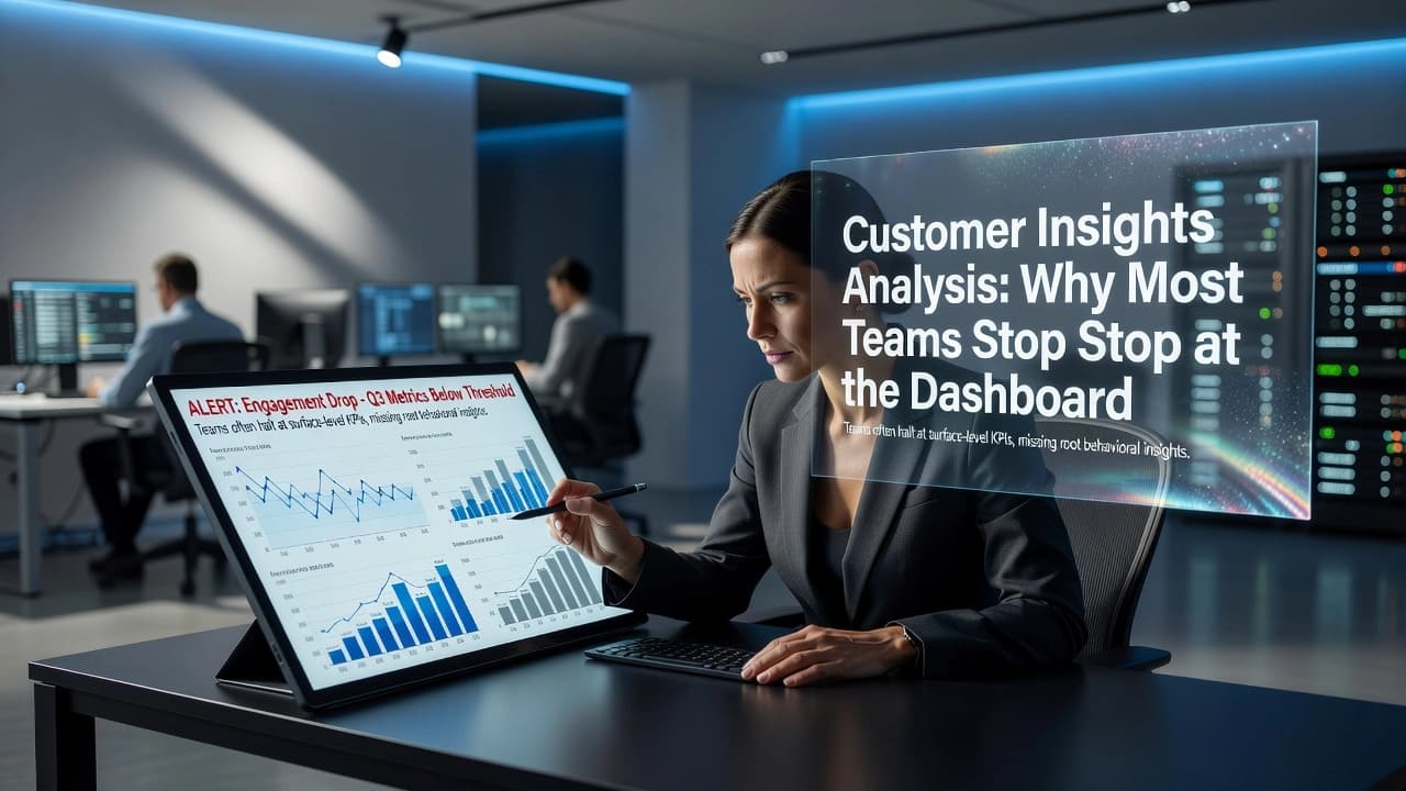 Customer Insights Analysis: Why Most Teams Stop at the Dashboard