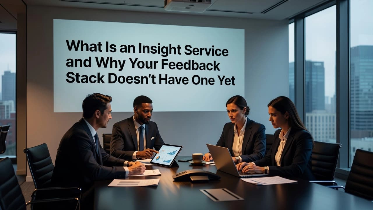 What Is an Insight Service and Why Your Feedback Stack Doesn't Have One Yet